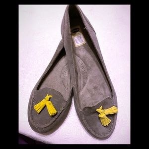 Dr. Scholl’s "Go.Play." Tasseled Suede Flats